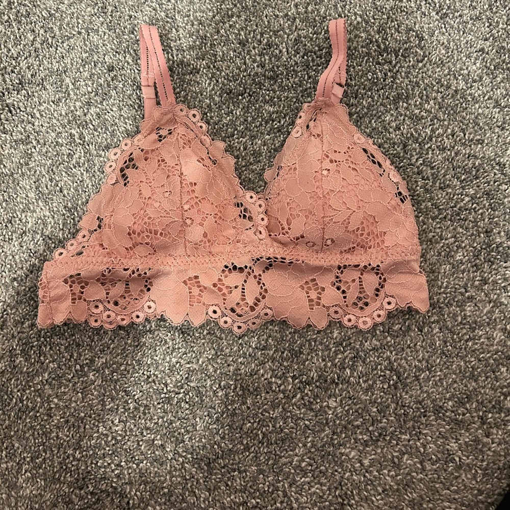 Lace Bralette in Pink
